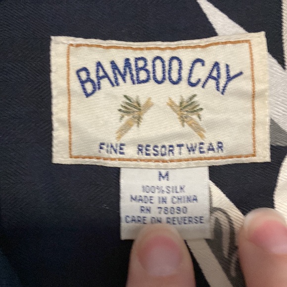 Silk summer button down - Picture 2 of 3